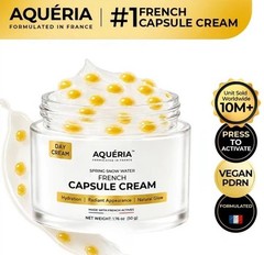 Aquéría French Capsule Cream Snow Water Vegan PDRN Hydrating Moisturizer 50g