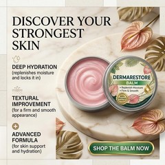 Derma Restore Balm 30g, Natural Ingredients Miracle Balm For Crepey Skin