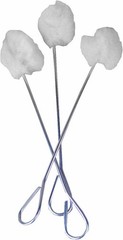 Shooters Swabs with Wire Handle and Polyester Fiber Swab for Firearm Cleaning,