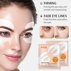 5 Pairs Deep Collagen Eye Patches Mask, E Shape Korean Mask for Dark…