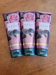 Bath & Body Works Rose – Ultimate Hydration Body Cream – 8 Oz – Lot Of 3 Bottles