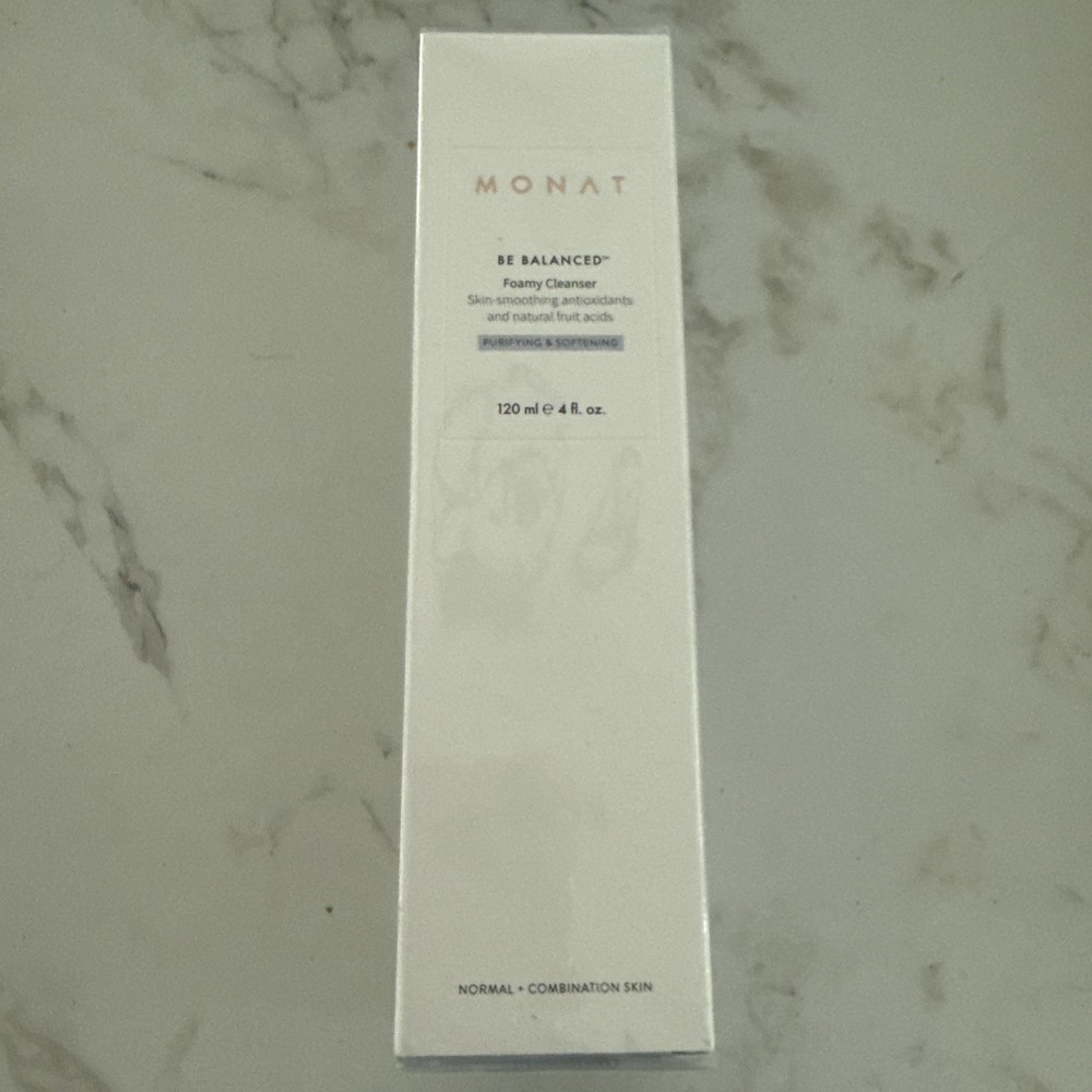 Monat Be Balanced Foamy Cleanser Purifying & Softening Normal Skin 4 Oz.