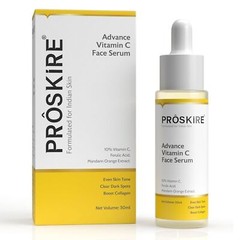 Proskire 10% Advance Vitamin C Serum With Ferulic Acid 30ml with Best Results