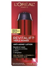 L&rsquo;Oreal Paris Revitalift Triple Power Anti-Aging Lotion – 1.7oz – Exp. 05/2026