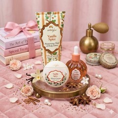 Amber Glow Vanilla Spice Body Care Set (Lotion, Hand Cream and Body Oil…