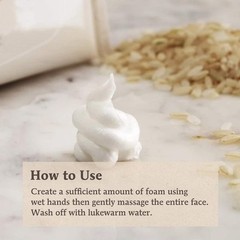 SKINFOOD Rice Daily Scrub Foam 5.07 oz. (150ml) – Hypoallergenic Micro Fine Rice