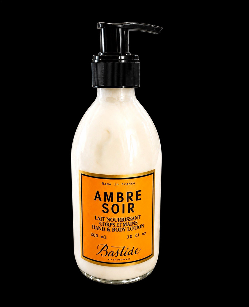 Bastide Ambre Soir Hand & Body Moisturizing Lotion Daily Use 10 fl oz