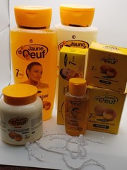 Jaune d&rsquo;Oeuf 7 Days Egg Yolk Face Skin Care Set Cream Soap Oil Brightening
