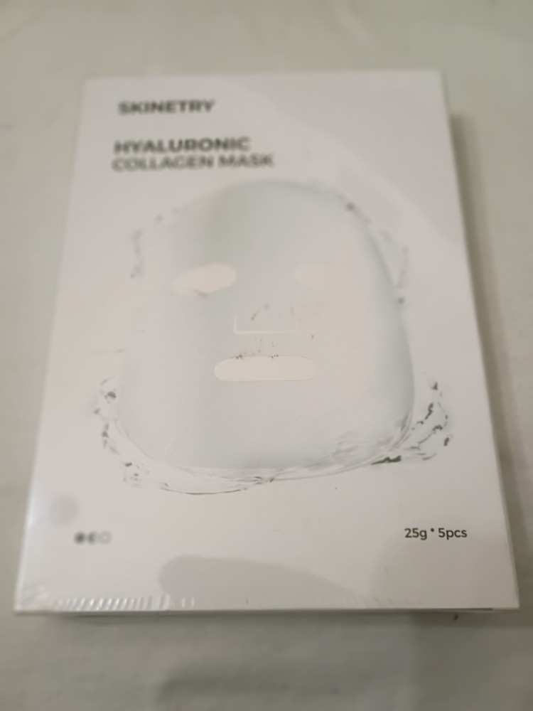 Skinetry Hyaluronic Collagen Mask Sheet Moisturizing Face 25g 5 Sheets