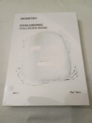 Skinetry Hyaluronic Collagen Mask Sheet Moisturizing Face 25g 5 Sheets