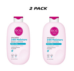 (2 Pack) eos Shea Better Body Lotion Fresh & Cozy Dry Skin 16 fl oz.