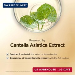 SKIN1004 Centella Travel Kit, Korean Skin Care Set with Toner, Moisturiser, Seru