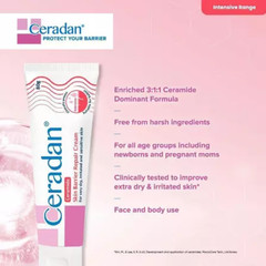 Free Shipping Ceradan Cream Ceramide Dry & Itchy Skin Barrier Repair 80g
