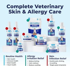 Vetnique Dermabliss Anti Itch Spray for Dogs & Cats with Hydrocortisone 4oz