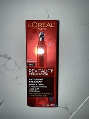 L&rsquo;Oreal Eye Revitalift Triple Power Anti-Aging Cream 0.5oz