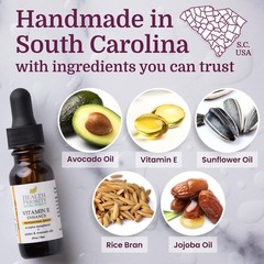 Aromatherapy Vitamin E Oil for All Skin Types – 15,000 IU, Nourishing & Soothing