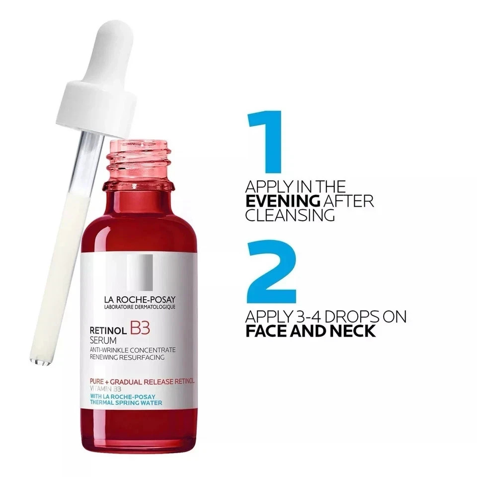 La Roche-Posay Retinol B3 Serum Anti-Wrinkle Concentrate 30ml NEW Exp 2028