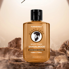 120ml Sandalwood Men Aftershave Lotion Centella Asiatica Skin Toner 1Pc