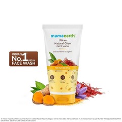 Mamaearth Ubtan Natural Glow Face Wash Turmeric & Saffron Tan Removal 50ml