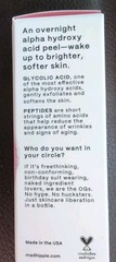 Mad Hippie AHA Exfoliating Peel Serum Glycolique 1.02 oz/ 30 ml