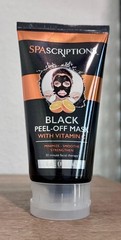SpaScriptions Vitamin C Black Peel-Off Mask 5 oz / 150ml – Deep Clean & Brighten
