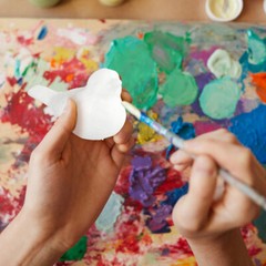 5Pcs DIY Birds Crafts Decor Simple Foam Birds White Body Birdie Toys for Kids