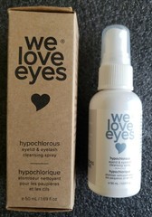 We Love Eyes Hypochlorous 100% Oil Free Mist Eyelid Cleansing Spray New In Box