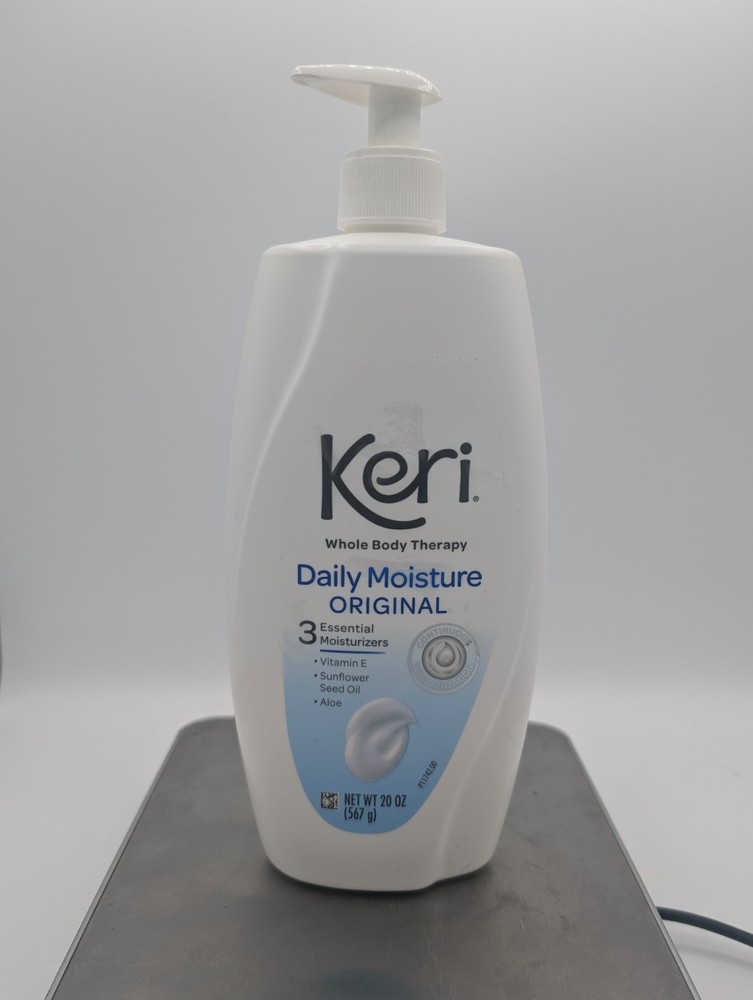 Keri Whole Body Therapy Original Lotion with Vitamin E, 20 Oz missing a bit