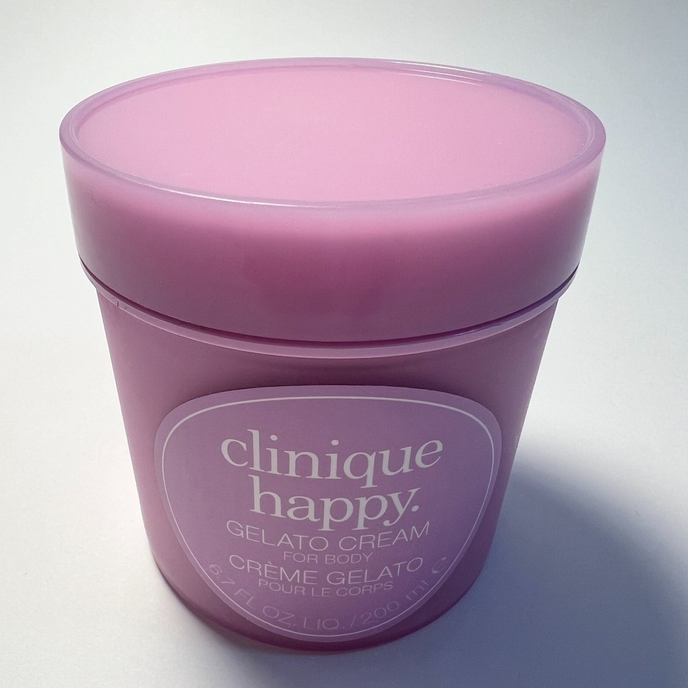 Clinique Happy Gelato Cream for Body Sugared Petals 6.7 fl oz Full Regular Size