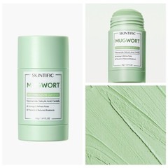 SKINTIFIC Mugwort Anti Acne Clay Mask Stick Pores Redness (40g) FREE SHIPPING !