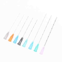 USA! Micro Cannula with Puncture,Blunt Tip for Filler-23g/25g/27g 50mm/38mm