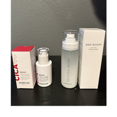 DERMAFIRM CICA A-C Serum & SELF BEAUTY UNICONIC Shield Fixer Set