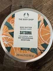 New Body Shop Body Butter Satsuma Orange 6.75 Ounce Tin