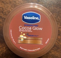 Vaseline Intensive Care Cocoa Glow Body Cream – 2.53 FL OZ Travel Size