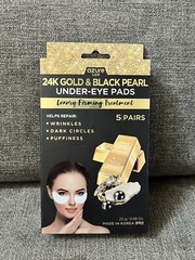 Azure Gold And Black Pearl Under Eye Pads Firming Treatment 5 Pairs