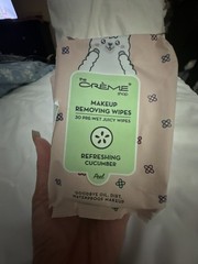 The Crème Shop Makeup Removing Wipes Refreshing Cucumber 2-Pack
