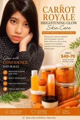 carrot skin whitening cream
