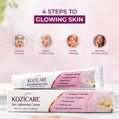 Dark Skin Bleaching Cream Whitening Lightening AHA-Face & Body-15g Pack of 2