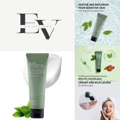 Organic Green Tea Cleansing Foam 4.23 oz – , Hypoallergenic & Eco-Friendly