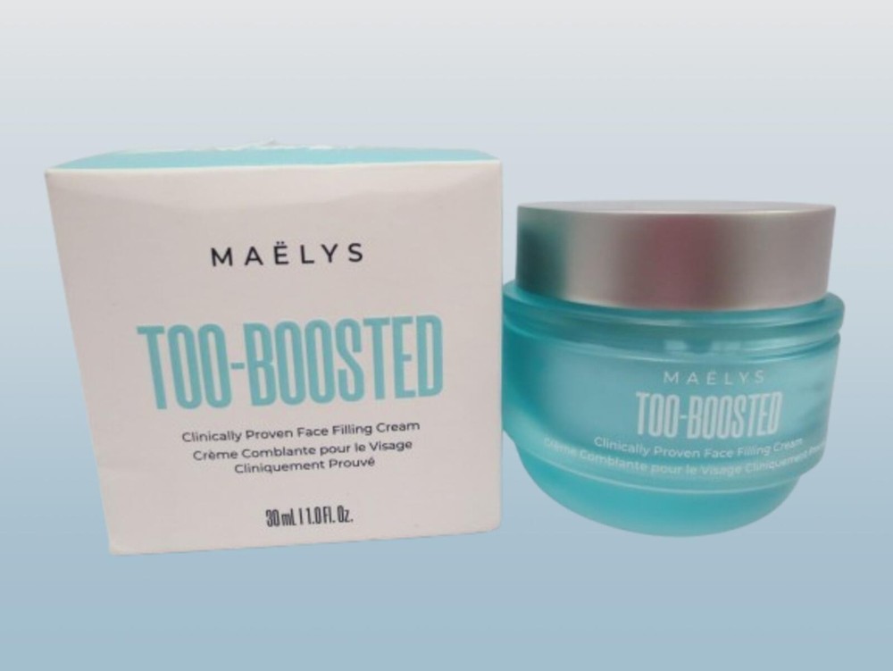 MAELYS TOO-BOOSTED CLINICALLY PROVEN FACE FILLING CREAM 1 OZ BOXED