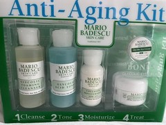 Mario Badescu Skin Care Anti Aging Regimen Kit Facial Skincare Gift Set Bundle