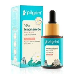 Pilgrim 10% Niacinamide Face Serum 30ml Rice Water Dark Spots Pores Oil