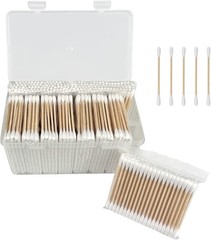 Bamboo Cotton Swabs 1000 Count with Storage Box | Soft Cotton Buds With Durable