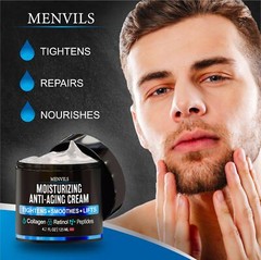 Crema Facial Hidratante Para Hombres Antienvejecimiento Con Colágeno y Retinol
