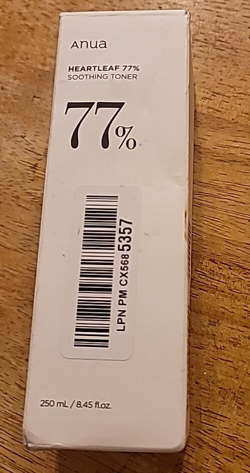 [US Seller] Anua Heartleaf 77% Soothing Toner 250ml 8.45 fl.oz 12/2025