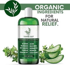 Thyme Out plus Eczema Treatment Psoriasis Treatment Treats Acne Dermatitis Skin