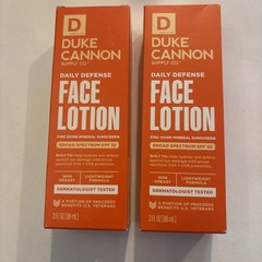 2Duke Cannon Daily Defense SPF 32 Face Lotion Lightweight Daily Moisturizer 3oz