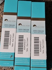 3 Boxes New Holyom Advanced Eye Cream Dark Circles Wrinkles, 1 FL. OZ June 2028