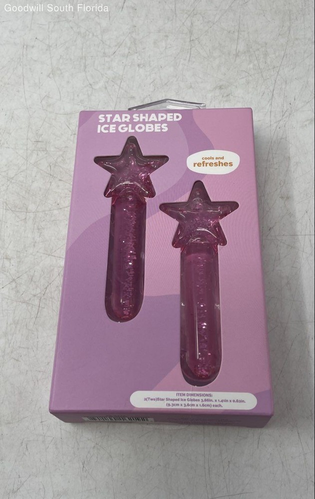 Star Shaper Ice Globes For Facial Massages Cool And Refresh Skin Factory Sealed