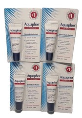 4 x Aquaphor LIP REPAIR Immediate Relief For Severely DRY LIPS- 4 TUBES 0.35 Oz